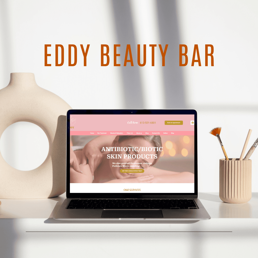 Website Development<br><br>Eddy Beauty Bar